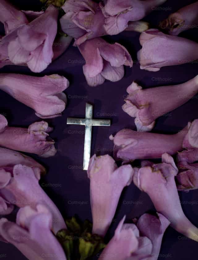 Laetare at krus - Mga Catholic stock image - Larawan ni Carolina BR
