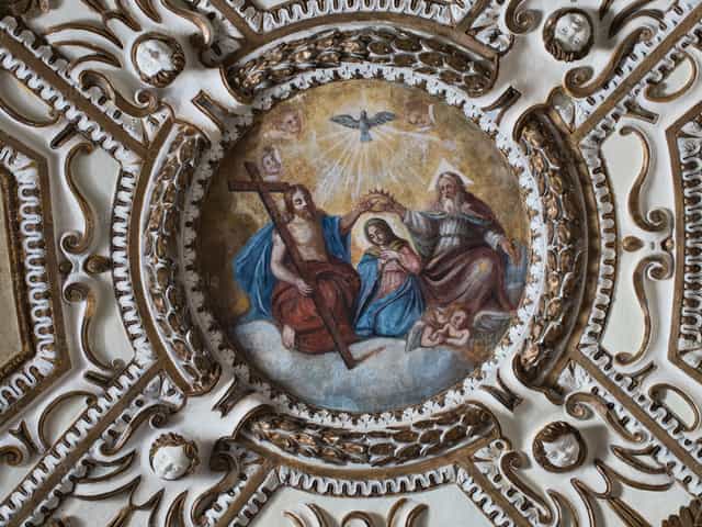 Coronation of the Virgin Mary - Catholic stock images - Photo by Vivian Richard
