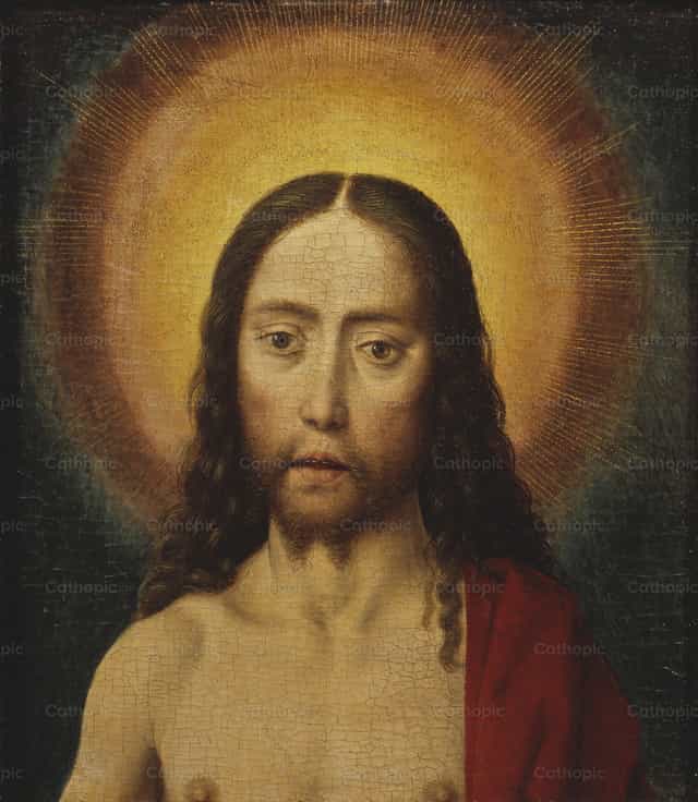 Ulo ni Kristo - Mga Catholic stock image - Larawan ni Restored Christian Art