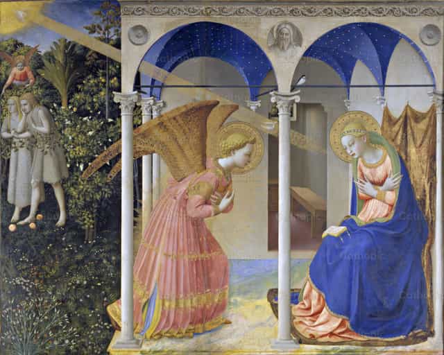 수태고지 - 가톨릭 스톡 이미지 - 사진 제공 Restored Christian Art
