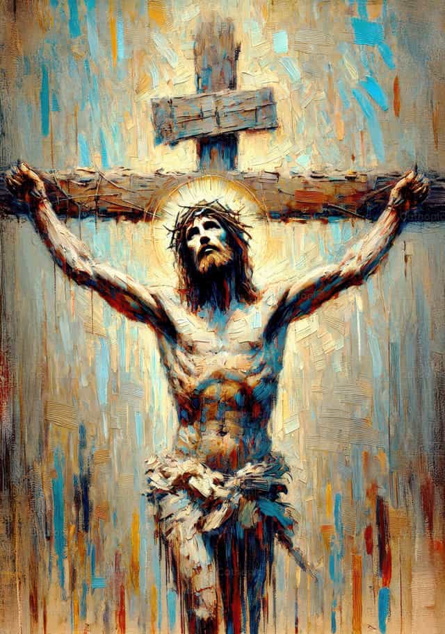 Cristo sul Calvario - Immagini stock cattoliche - Foto di Julián Iglesias