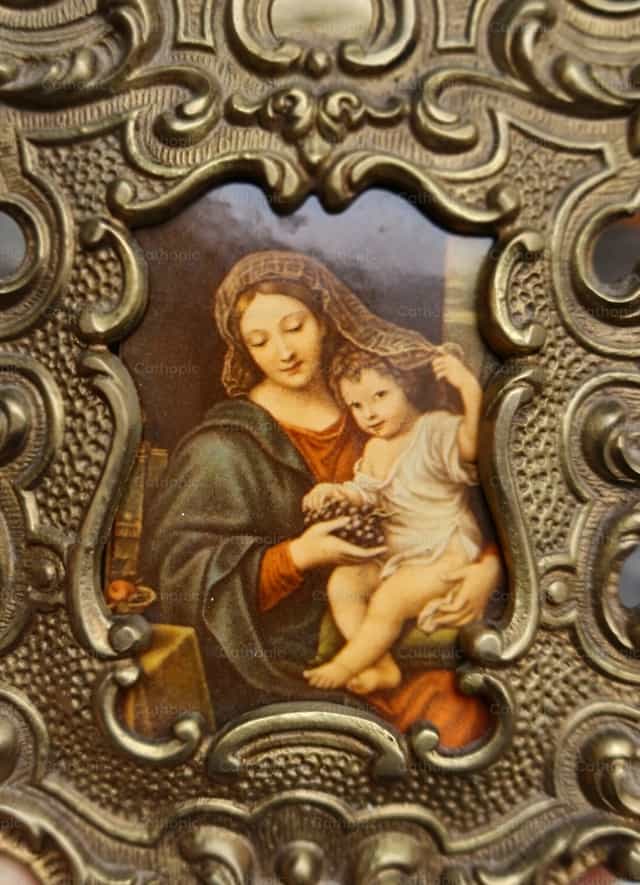 Maria y Jesus - Banco de imágenes católicas