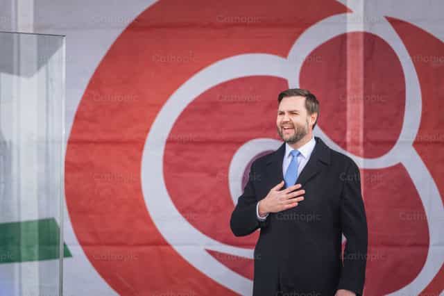 Vicepresidente JD Vance en March for Life - Banco de imágenes católicas