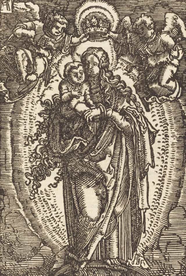 Mennyek Királynője, Szűz Mária - Katolikus stockképek - Fotó: Restored Christian Art
