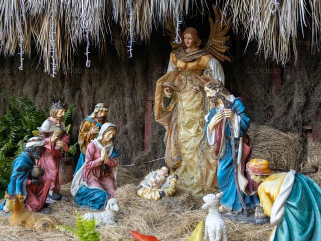Geburt Christi - Katholische Stockfotos