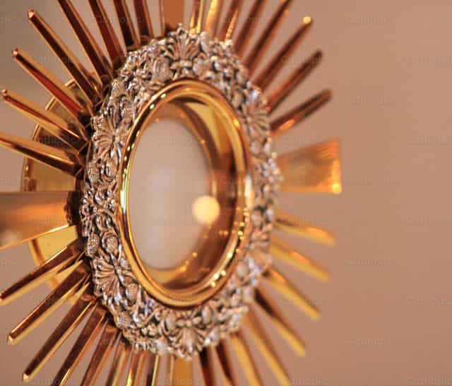 Très Saint Sacrement - Images catholiques de stock