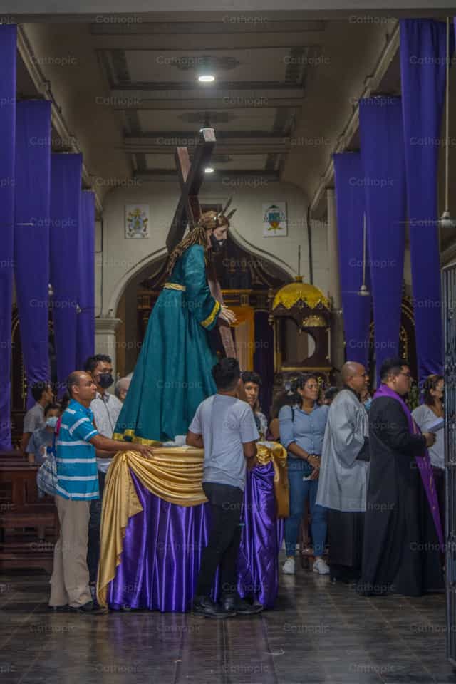 Jezus Nazarener van Gezondheid - Katholieke stockfoto's