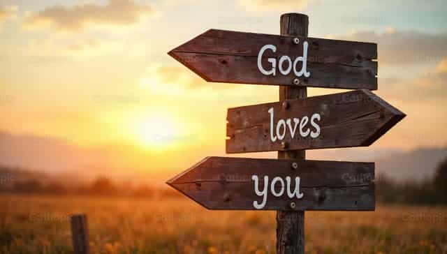 O Amor de Deus - Imagens católicas de stock