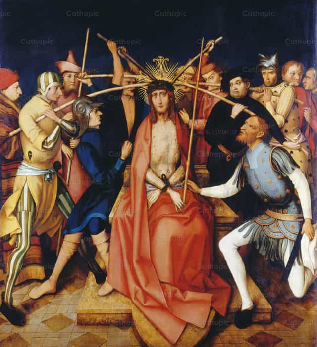 荆棘加冕的基督 - 天主教图库图片 - 摄影： Restored Christian Art