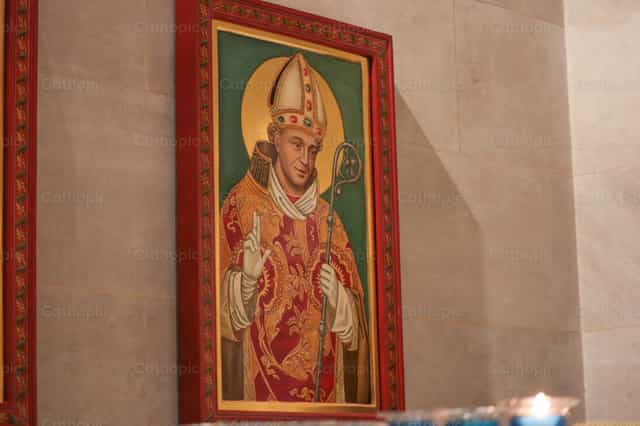 San Stanislaus ng Krakow - Mga Catholic stock image