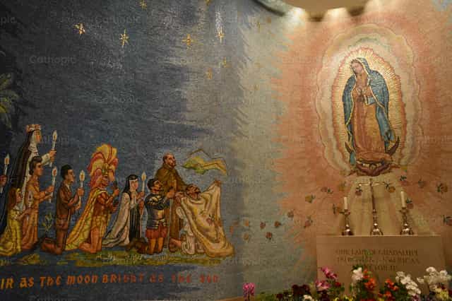 Notre-Dame de Guadalupe - Images catholiques de stock