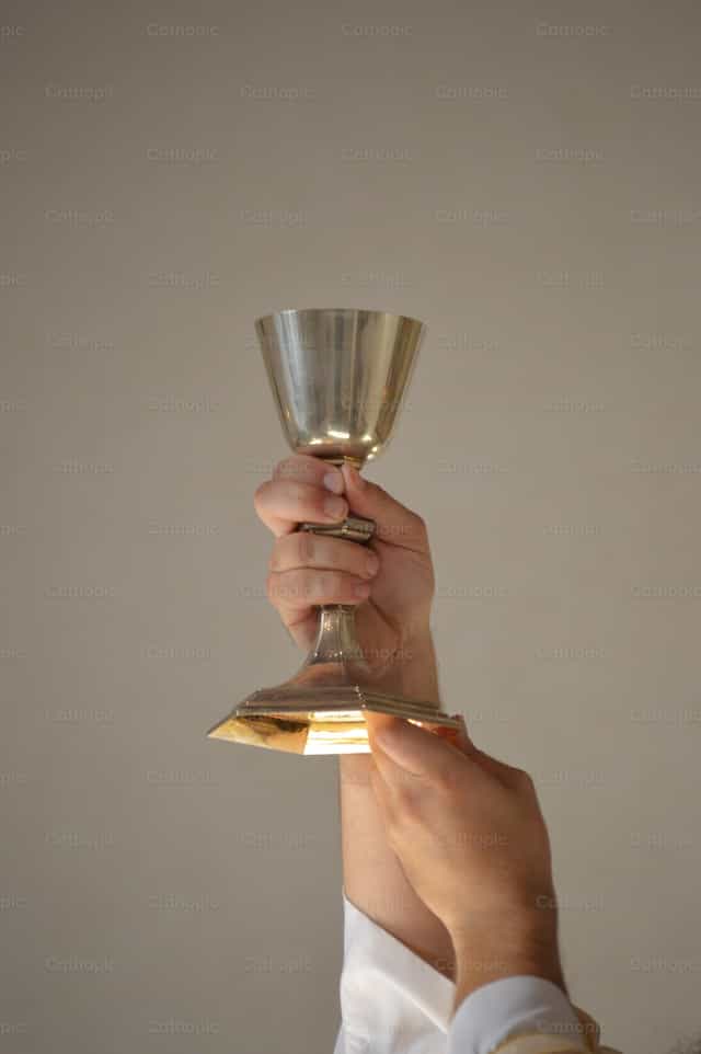 Taça da salvação - Imagens católicas de stock