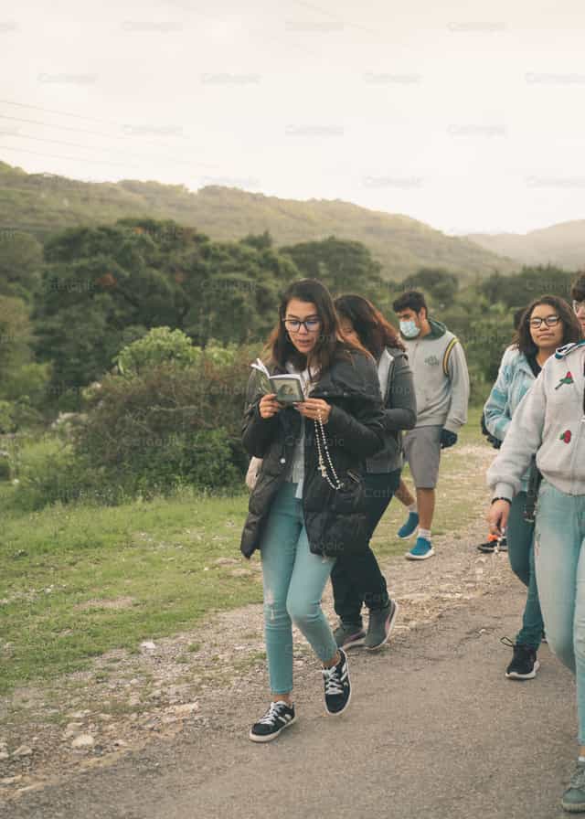Kabataang Pangkomunidad - Mga Catholic stock image