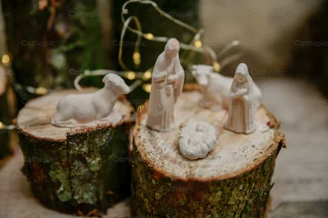 Nacimiento en arcilla - Banco de imágenes católicas - Fotografía por Carolina BR