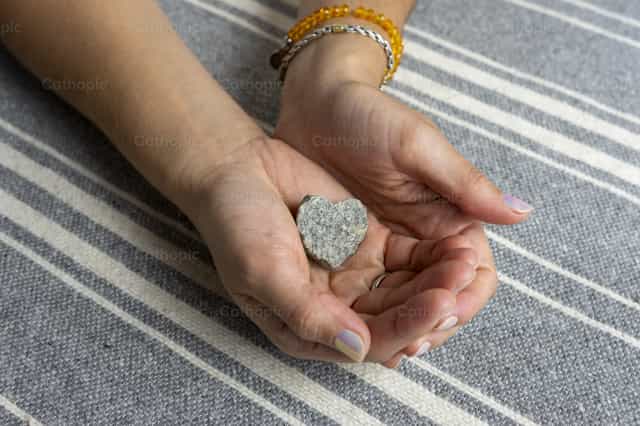 Coração de pedra - Imagens católicas de stock - Foto de Titi Maciel Pérez
