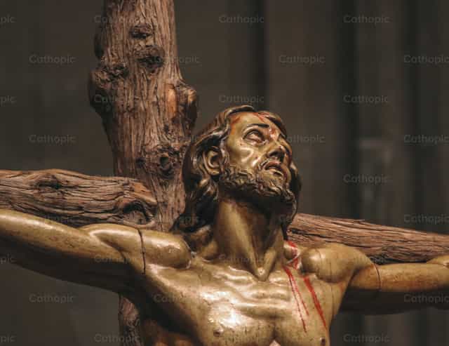 Vale de Cristo dos Caídos - Imagens católicas de stock
