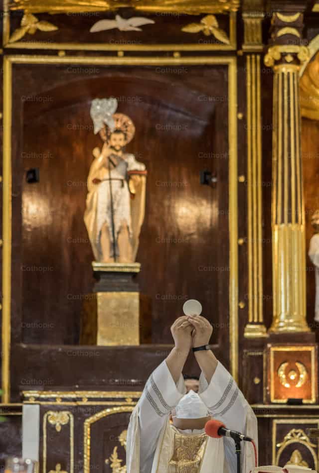 Panginoon ko at Diyos ko - Mga Catholic stock image