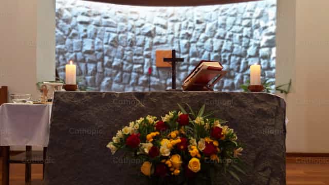 Heilige Messe - Katholische Stockfotos