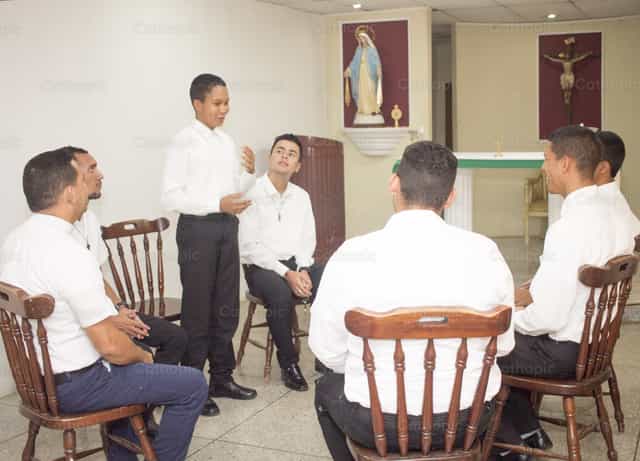 Testimony - Catholic stock images