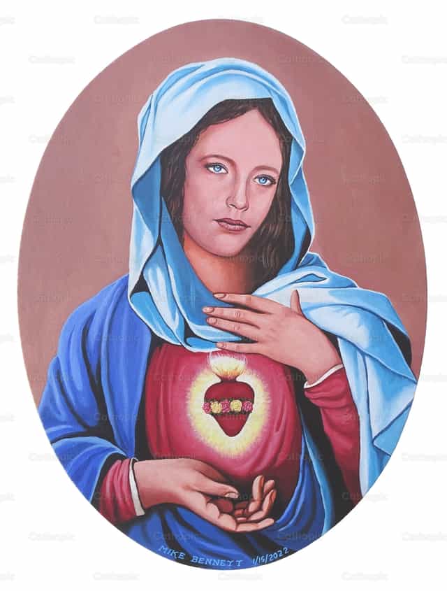 El Inmaculado Corazón de María - Banco de imágenes católicas
