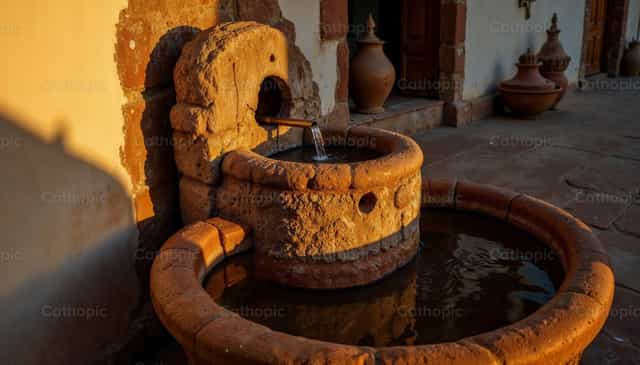 Fuente de Agua Sagrada - Banco de imágenes católicas