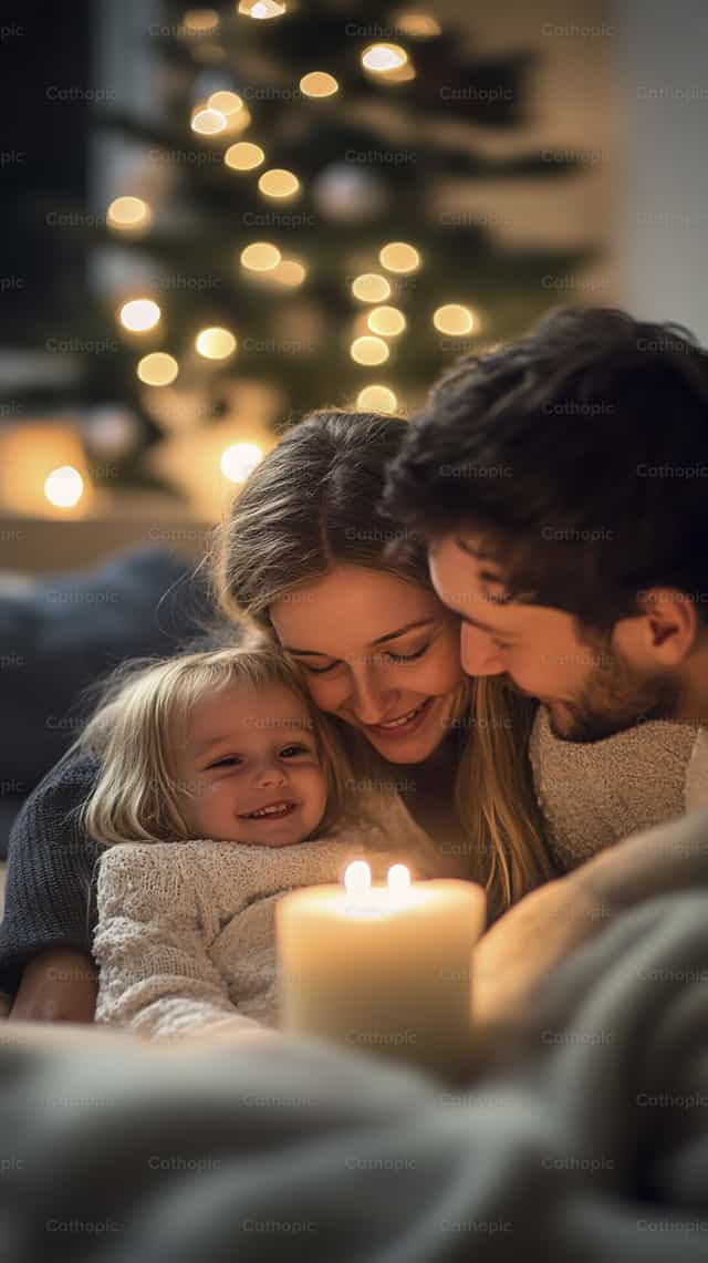 Family love - Catholic stock images