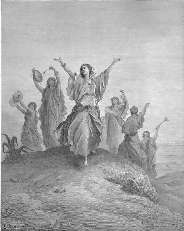 耶弗他之女前来与父亲相会 - 天主教图库图片 - 摄影： Restored Christian Art