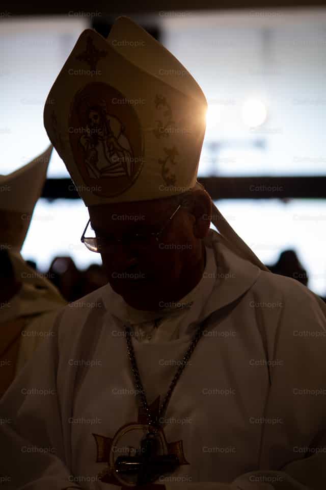 Tigang - Mga Catholic stock image