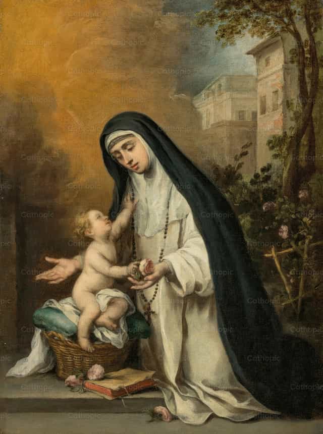 Santa Rosa ng Lima - Mga Catholic stock image - Larawan ni Restored Christian Art