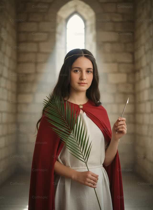 Santa Filomena - Ang munting gumagawa ng himala - Mga Catholic stock image - Larawan ni David Pleše