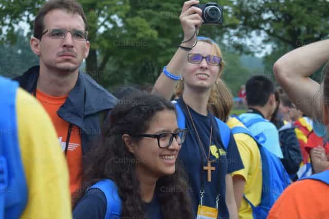 Jovenes en la JMJ 2019 - Banco de imágenes católicas - Fotografía por Lupe Belmonte