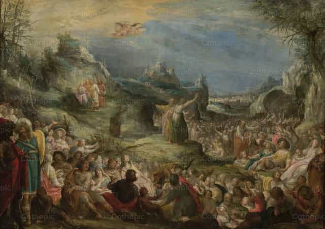 A kenyérszaporítás csodája - Katolikus stockképek - Fotó: Restored Christian Art