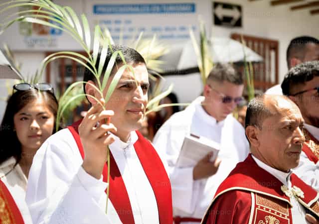 Pari sa Linggo ng Palaspas - Mga Catholic stock image