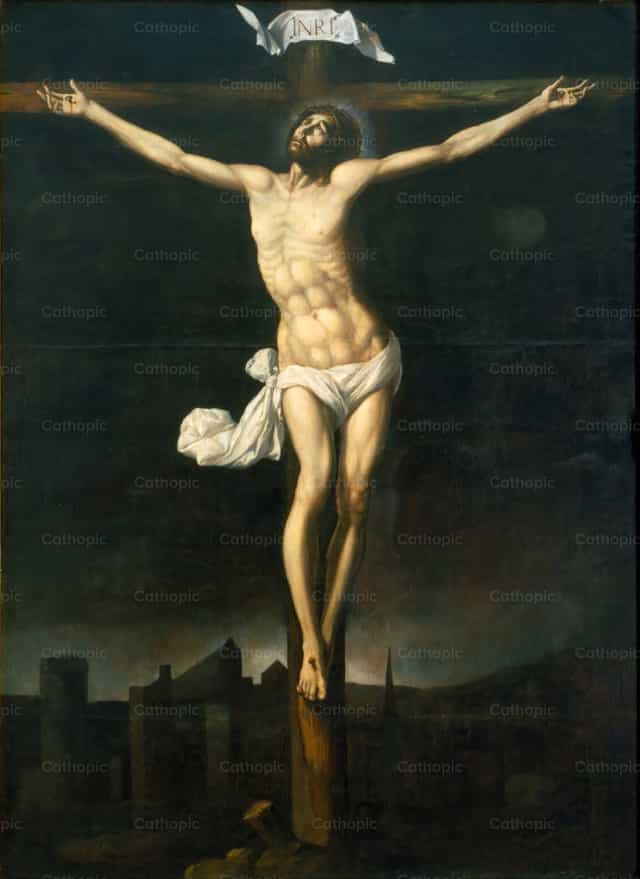 Si Kristo sa Krus - Mga Catholic stock image - Larawan ni Restored Christian Art