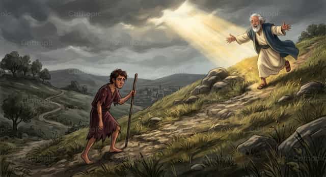 The Parable of the Prodigal Son - Catholic stock images