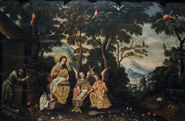 Natividad, arte cuzqueño - Banco de imágenes católicas