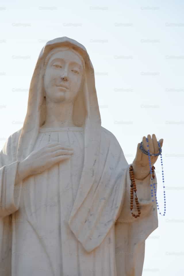 Nossa Senhora de Medjugorje - Imagens católicas de stock - Foto de Alfonso Romero