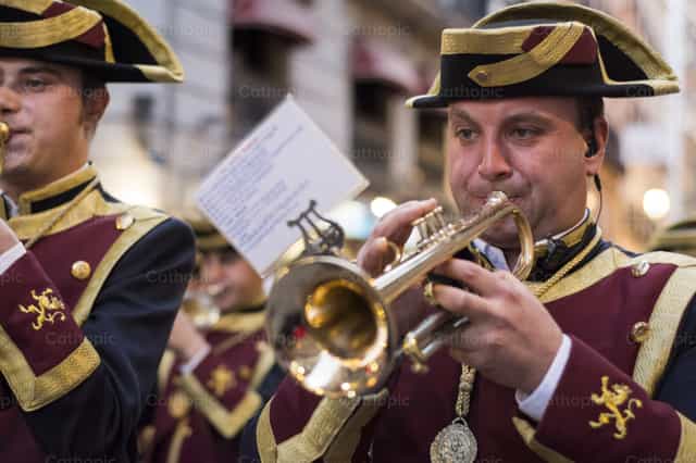 Banda de música procesión de semana santa - Banco de imágenes católicas - Fotografía por Álvaro García