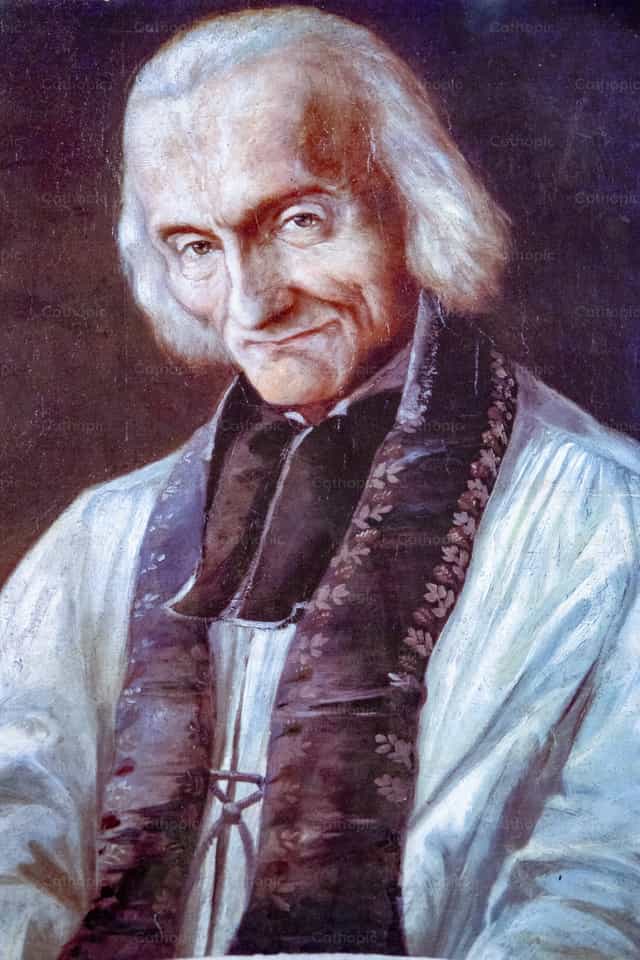 San Giovanni Maria Vianney, il santo Curato d’Ars - Immagini stock cattoliche - Foto di Joan Sutter