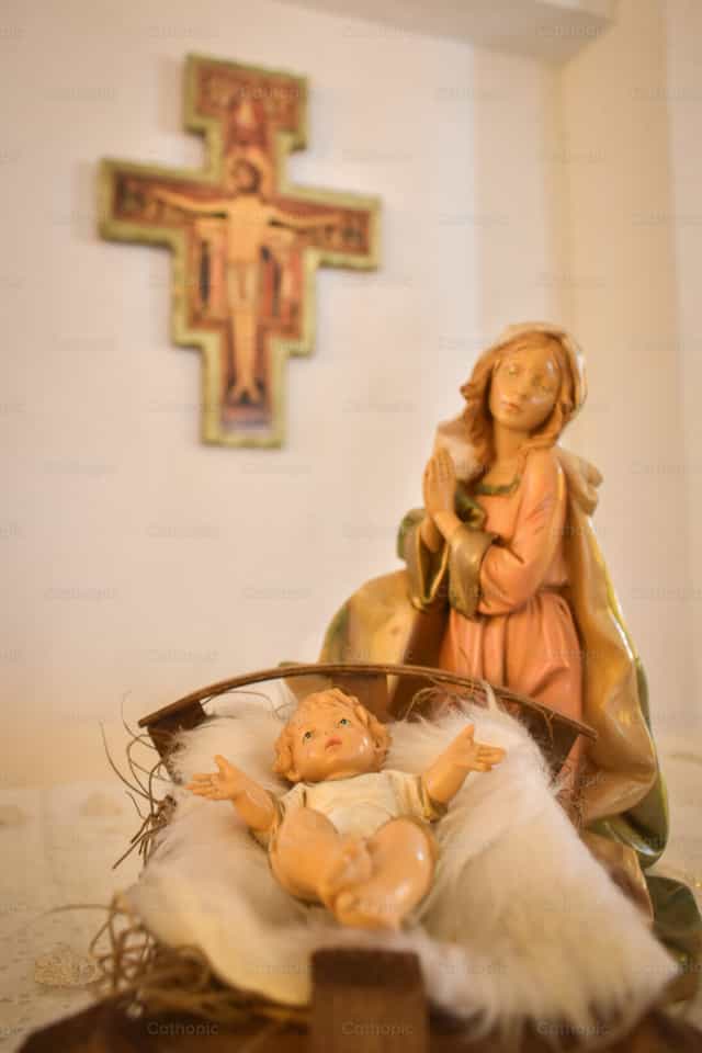Pagkakatawang-tao - Mga Catholic stock image