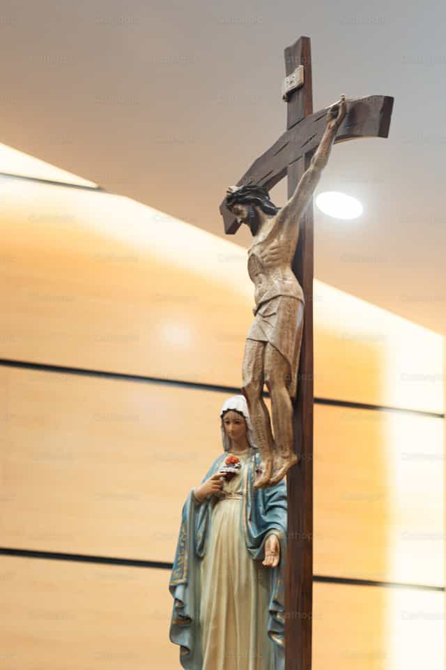 Mary and Jesus - Catholic stock images - Photo by Jorge Luis Acasiete Conza