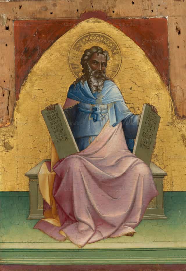 摩西 - 天主教图库图片 - 摄影： Restored Christian Art