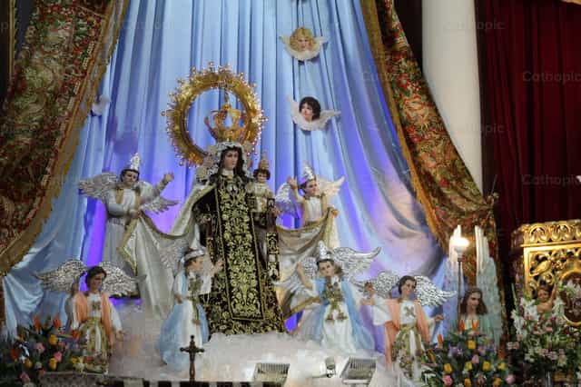 Nossa Senhora do Carmo - Imagens católicas de stock
