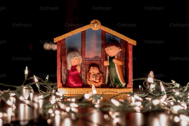 Familie van Nazaret - Katholieke stockfoto's