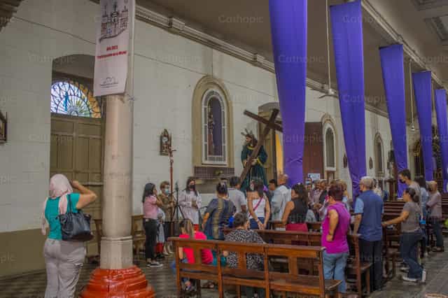 Jesus Nazareno da Saúde - Imagens católicas de stock