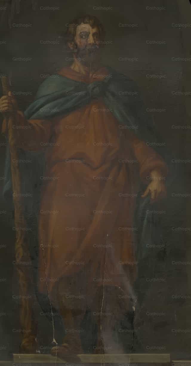 Saint Jacques le Mineur - Images catholiques de stock