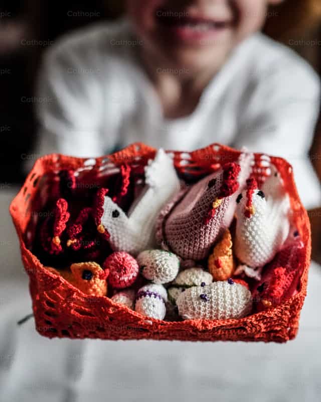 Paasdecoraties - Katholieke stockfoto's