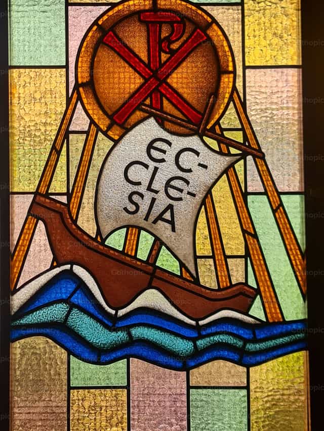 Vitral de la Iglesia - Banco de imágenes católicas