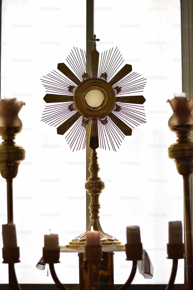 Gezegend Sacrament - Katholieke stockfoto's