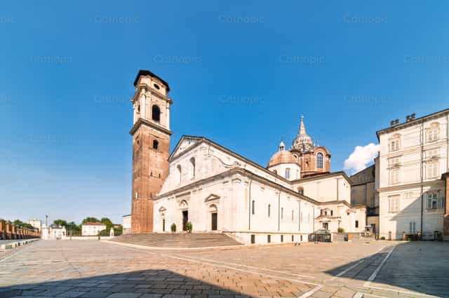 Catedral de Turim dedicada a São João Batista - Imagens católicas de stock